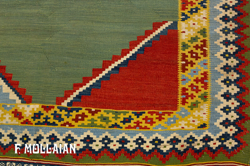 Antique Persian Kashkai (Qshqay) Kilim  n°:32077225